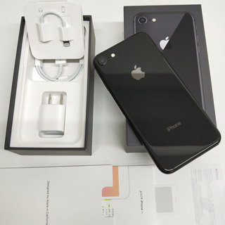 SIMフリー iPhone8 64GB Space Gray バ...