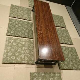 折り畳み式座卓と座布団セット