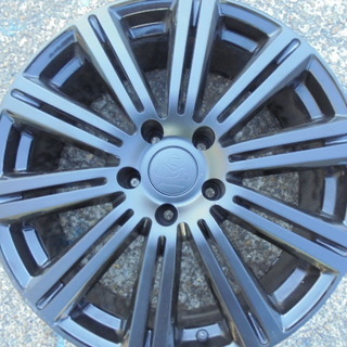 4本set MANARAY SPORT 18×7.5J 114.3 5H +38　黒ツートン 簡易リペア品！　アルファード　エスティマ　クラウン　エクストレイル