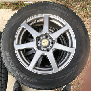 値下げ致しました155×65 R×13 ハンコックスパイクホイールセット