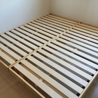 木製すのこベッド×2台