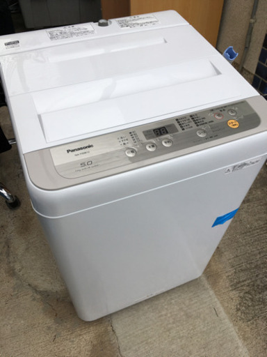 【美品・引越処分】Panasonic 全自動洗濯機 NA-F50B12-N 5kg シャンパン