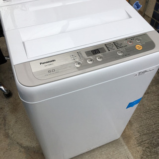 美品・引越処分】Panasonic 全自動洗濯機 NA-F50B12-N 5kg シャンパン