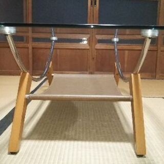 🌻 モダンローテーブル - 家具