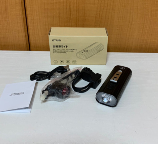 お相手決まりましたUSB充電式自転車ライト新品未使用 (maria) 魚住の 