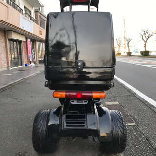 ホンダ　ジャイロ　キャノピー50箱鍵付き　新塗装ブラックパールメタリック　新駆動系 新品社外リアホイル 2スト後期型 ☆ ホンダ ジャイロ キャノピー50箱鍵付き 新塗装ブラックパール