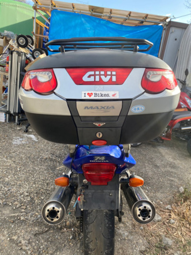 CBR1100XX用ステー付き　GIVI　ジビ　パニアケース　リアBOX