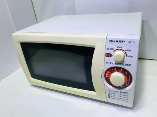 清掃済み✨簡単✨シンプル✨電子レンジ✨SHARP✨