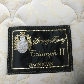 キングサイズベッド！中々出てこない大型ベッド！マットレス付き！