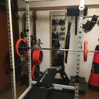 マーシャルワールドスーパーパワーラックB17他ホームジムセット