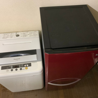 冷蔵庫・洗濯機セット ハイアール 2014年製 パナソニック2011年製 - 家電