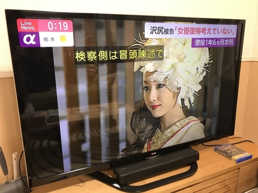 【受付中止】55インチ 液晶テレビ LG製 Smart CINEMA 3D TV 55LA6400 説明文必読お願いします。