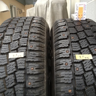 スパイクタイヤ 195 /65R15 アルミホイール付 HANKOOK 4本セット PCD 