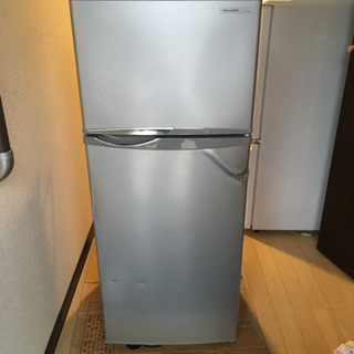 シャープ　2ドア　冷蔵庫　SJ-H12-S 2013年製