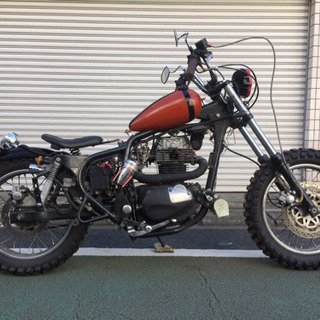 エストレア250 オールドルックなダートトラックスタイルカスタムSR400 グラストラッカー  アメリカン