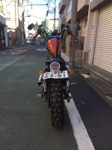 エストレア250 オールドルックなダートトラックスタイルカスタムSR400