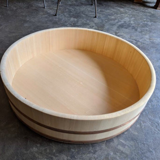 木製銅箍 飯台(サワラ材) BHV-01 75cm 寿司桶