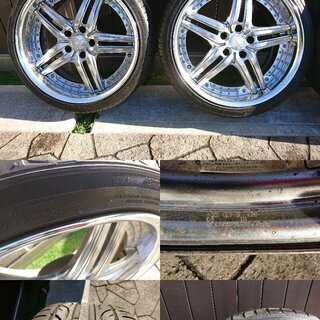 アミスタッドライエンS05　中古　20インチ4本　9J＋33　10J＋38　PCD120
