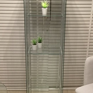 IKEA デトルフ DETOLF イケア ガラスショーケース　