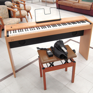 ローランド 電子ピアノ 88鍵盤 F-90 椅子 譜面たて ペダル カバー付き