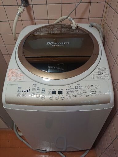 値下げ　東芝 縦型乾燥付洗濯機9kg