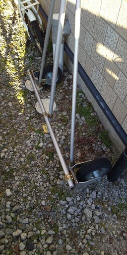 釣り・レジャー・防災・スポーツヤック213ミニボート・ハンドトレーラードーリー（自作） 釣り・レジャー・防災・スポーツヤック213ミニボート・ハンド