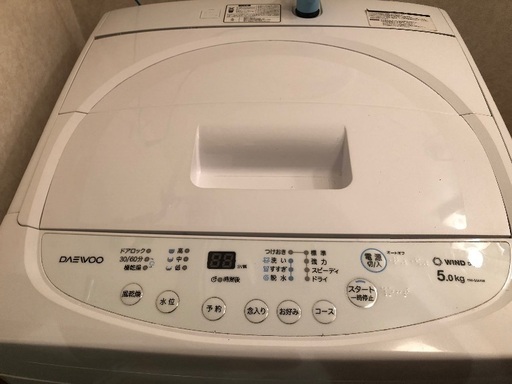 洗濯機売却します。