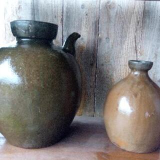 壷　花瓶　骨董品　２個　セット