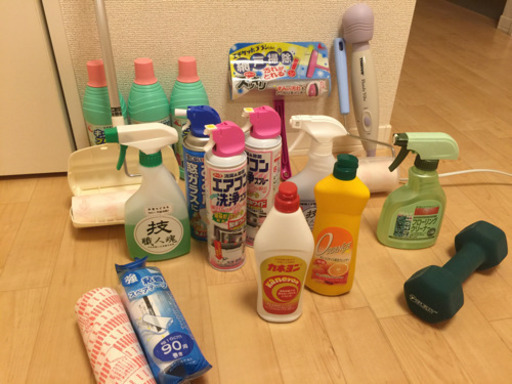 掃除用品、洗剤、健康グッズなど