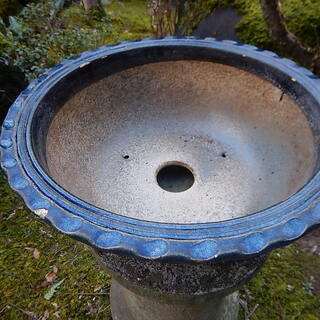 【2月15日終了予定】陶器の盆栽用鉢　１５号　　使用品