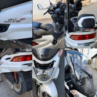 【屋根付きバイク】♪大阪発　特価　SYM RV125EFI　125ｃｃ♪希少/良質ＷＡＫＯＳ製品で清掃済み/配達可♪