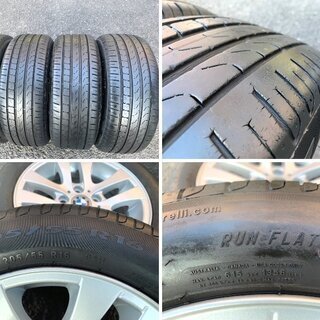 ＢＭＷ純正ダブルスポーク１５６　１６インチ　ランフラット　３シリーズ