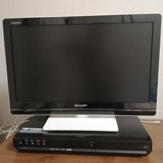 テレビ 【SHARP・AQUOS】テレビ・レコーダーセット