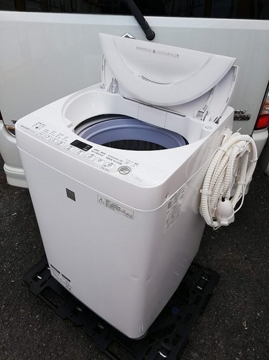 ◼️決定済■お買い得■シャープ 7.0kg全自動洗濯機  ES-G7E3KW パワフル洗浄【風乾燥】ふろ水ポンプ未使用