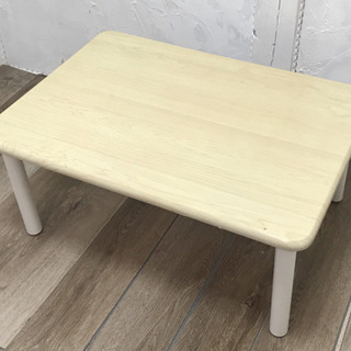 シンプル　木目調ローテーブル