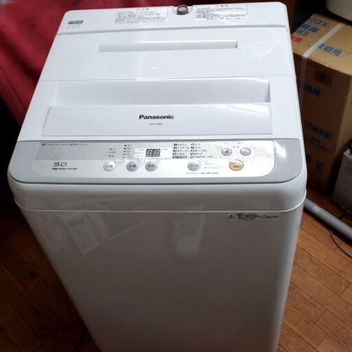 新生活Panasonic5キロ、全自動式洗濯機2016年式美品。