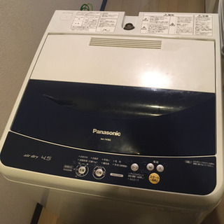 パナソニック　4.5㎏洗濯機　NA-F45B2 2010年製　30日動作保証付