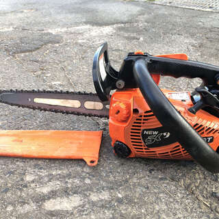 動画付 整備済 軽量タイプカービングバー サイズ270mm 小型軽量 共立 26.9cc エンジンチェーンソー CS2600T 現物確認歓迎 初期不良対応OK