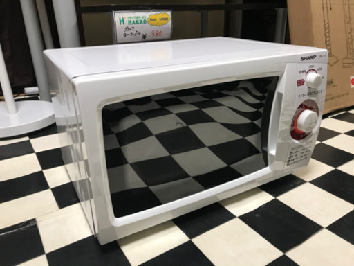 【リサイクルサービス八光　田上店　安心の3か月保証　配達・設置OK】シャープ 電子レンジ  60Hz RE-T3-W6