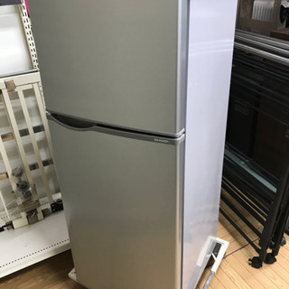 30日迄！美品★SHARP 118L 冷蔵庫【SJ-H12B-S】 ID358621 2ドア冷蔵庫 118L シャープ 2017年製 SJ-H12B-S