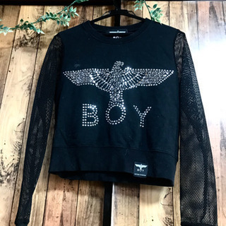 【値下げ！】BOY LONDON シースルー長袖カットソー