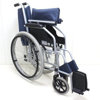 幸和製作所◆車いす◆TacaoF◆テイコブ◆B-09◆標準型◆ネイビー◆自走式車椅子◆エアタイヤ◆介護用品 - コスメ/ヘルスケア