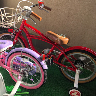 ディズニー　ミッキー　16インチ　自転車　アイデス