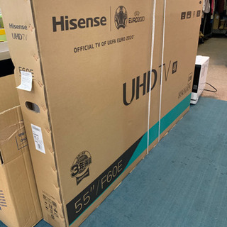 Hisense 55inch 4K対応液晶テレビ　新品未開封