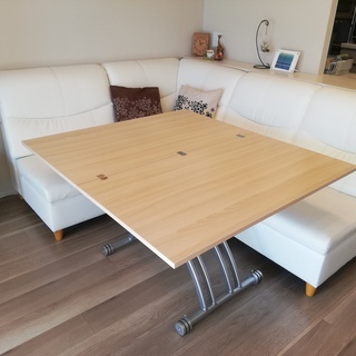 リビング&ダイニングテーブル（伸張式 リフトテーブル）