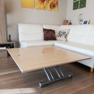 リビング&ダイニングテーブル（伸張式 リフトテーブル）