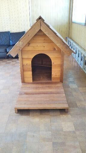 犬用ログハウス IRIS OHYAMA（アイリスオーヤマ） 犬小屋 ドッグハウス 室外 屋外 中型