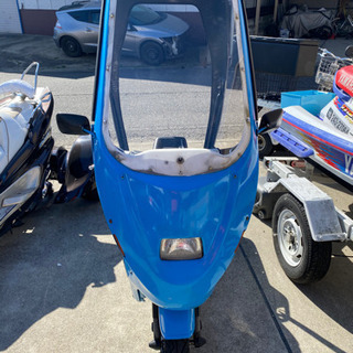 バイク ジャイロはアップ　屋根付き　ミニカー