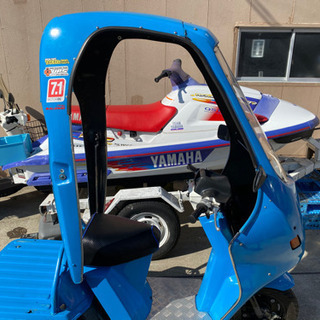 バイク ジャイロはアップ　屋根付き　ミニカー