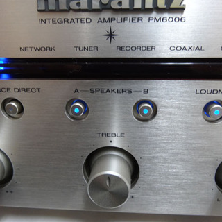 美品◆marantz/マランツ◆PM6006　プリメインアンプ　オーディオ　リモコン付き　動作品　2019年製　USED 
